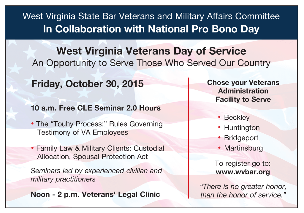 WVL Veterans Day of Service Promo